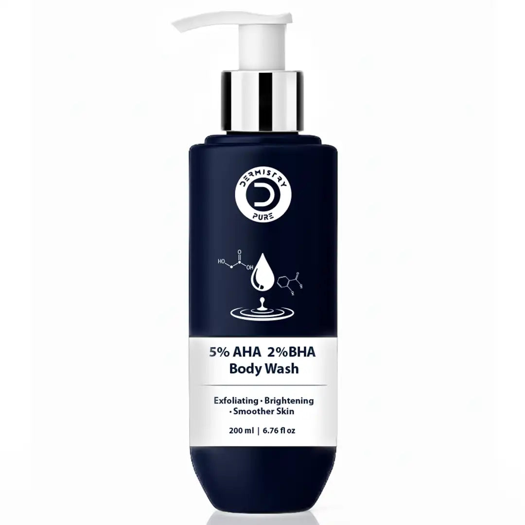 Body Wash for Body Acne | 5% AHA BHA Exfoliating Body Wash